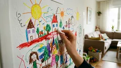 Urme de marker: cum se îndepărtează de pe pereți și mobilă și de ce alcoolul este eficient, iar apa nu